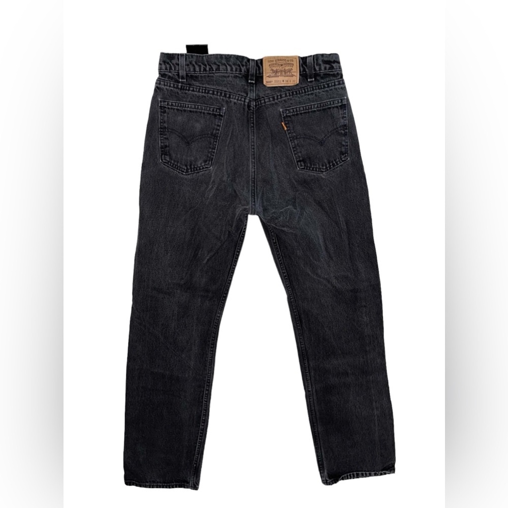Levi’s Orange Tab 505 Black Jeans Men’s 34x32 vintage - Picture 2 of 6